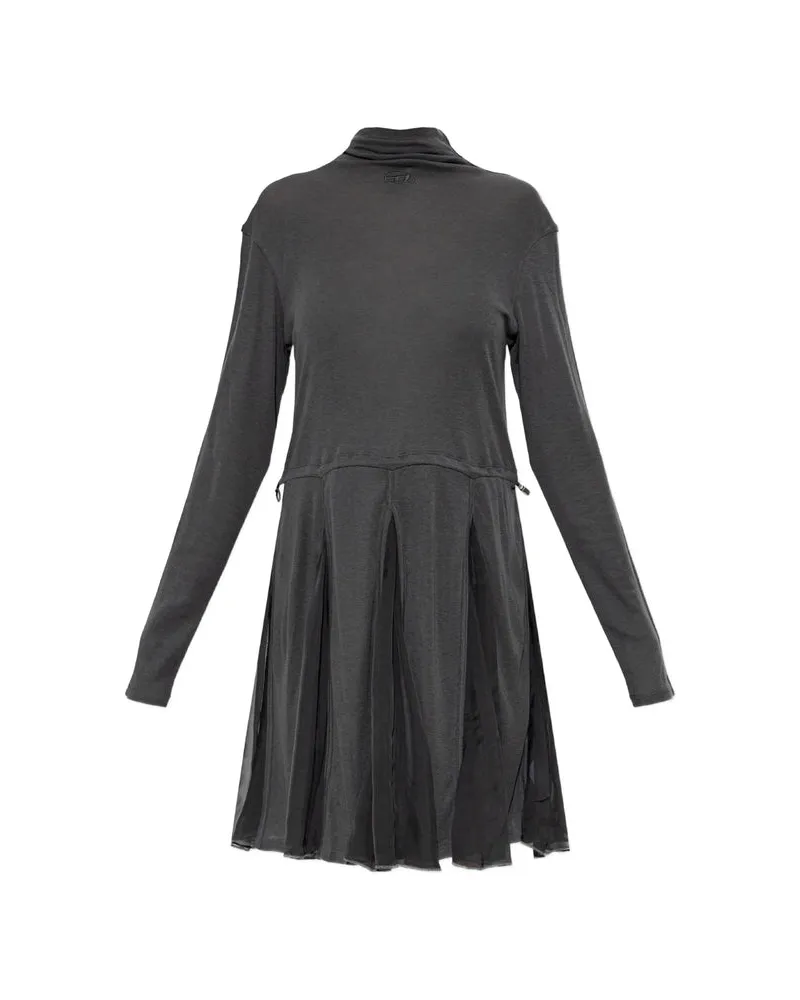 Diesel Lyocell-Cotton Blend Dress — Gray Gray