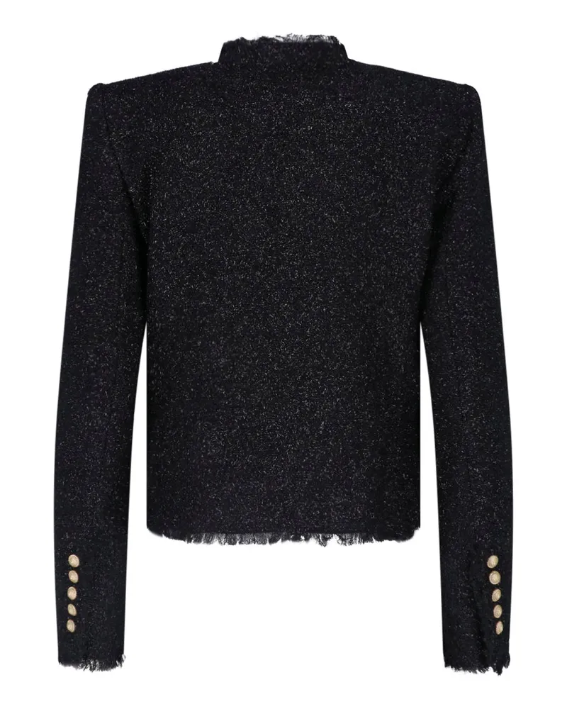Balmain Women's Jackets Black Virgin Wool Black