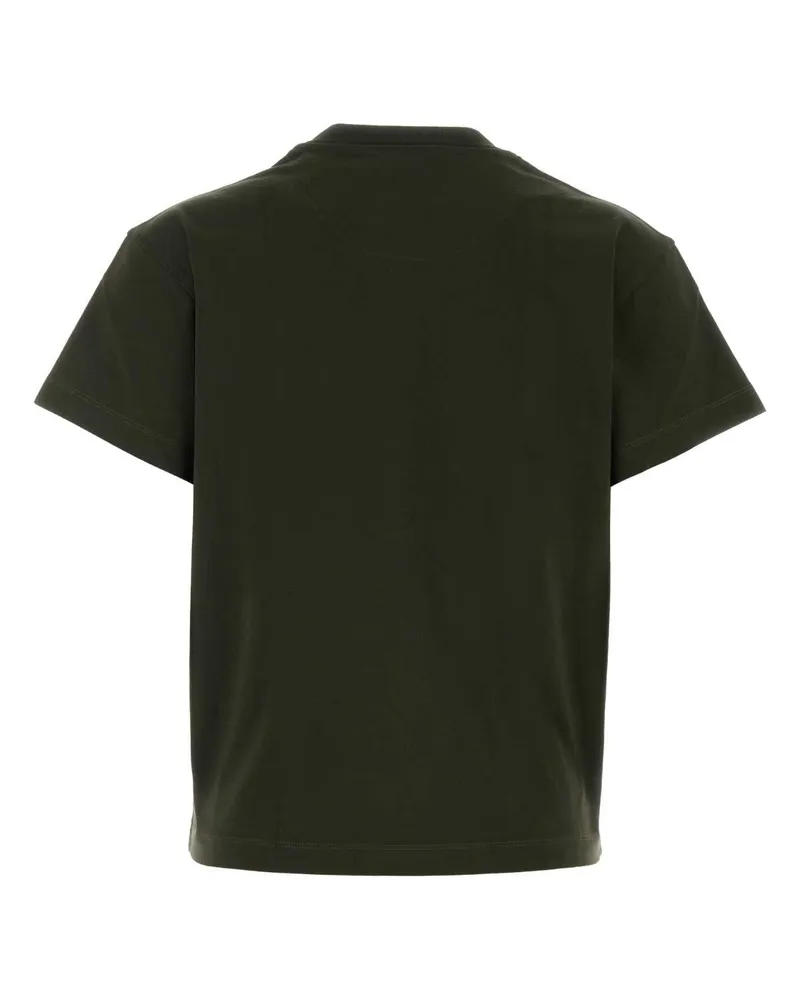 Jil Sander 964 Exterior: Cotton T-Shirt T-shirts And Polos Green