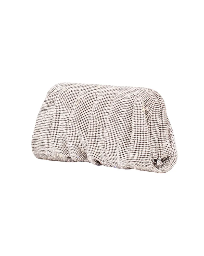 Benedetta Bruzziches Women's Clutch Venus La Grande Silver Bags Silver