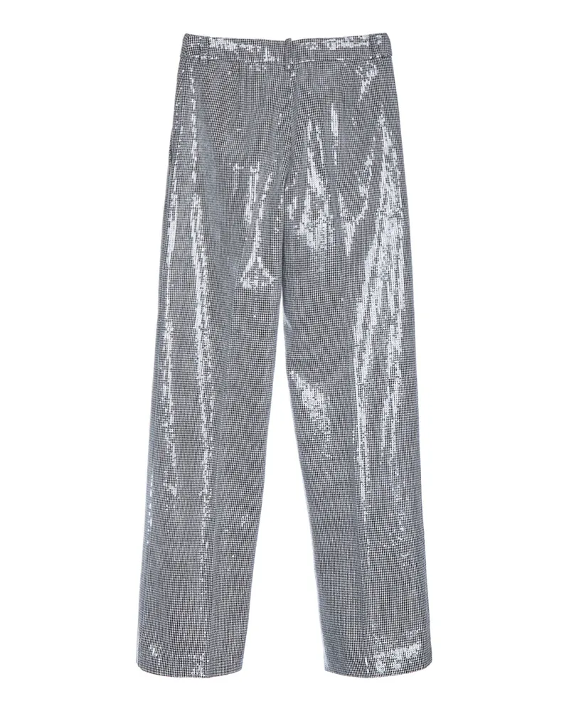 Ermanno Scervino Paillets Trousers Bianconero