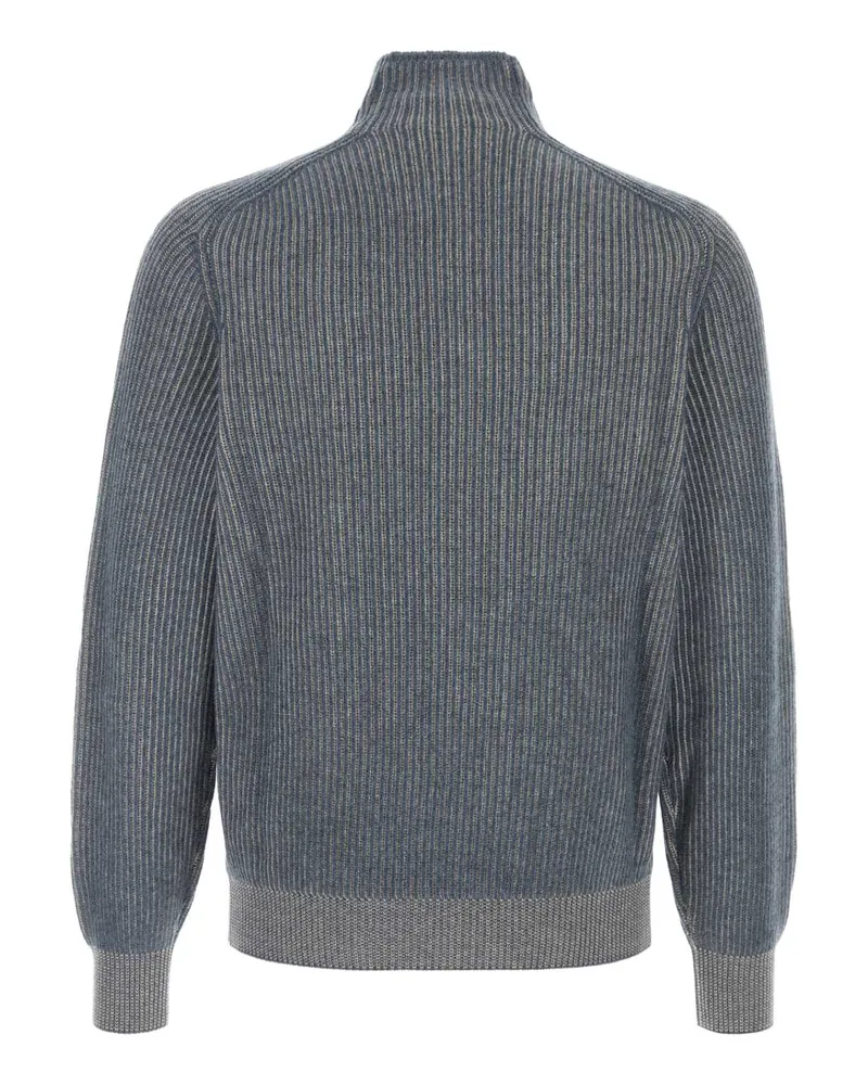 Brunello Cucinelli Turtleneck Sweater — Gray Gray