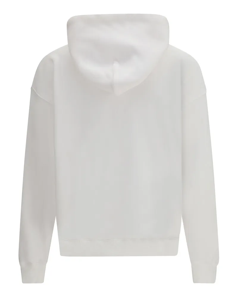 OFF-WHITE Men's Hoodie Big Bookish Skate White-Black Cotton Sweatshirts White/black Sweater White