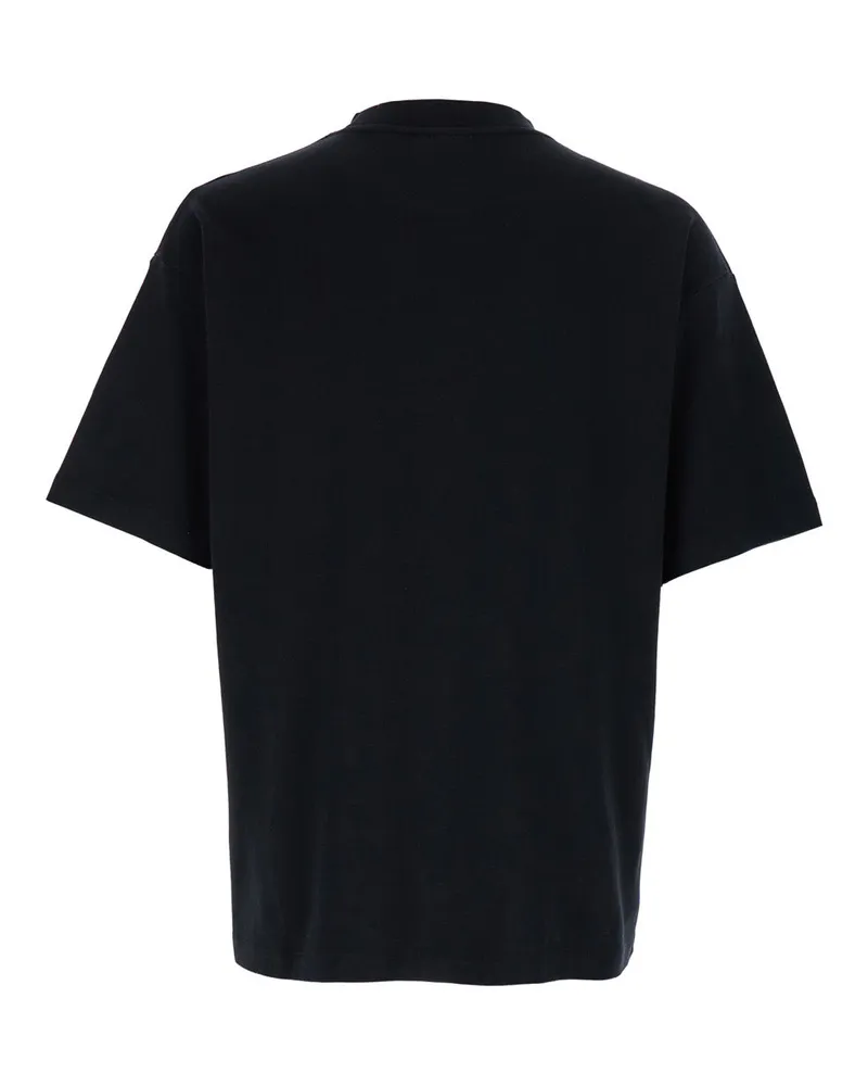 Drôle de Monsieur Men's T-Shirt Slogan Classique Black Cotton T-Shirts And Polos Black