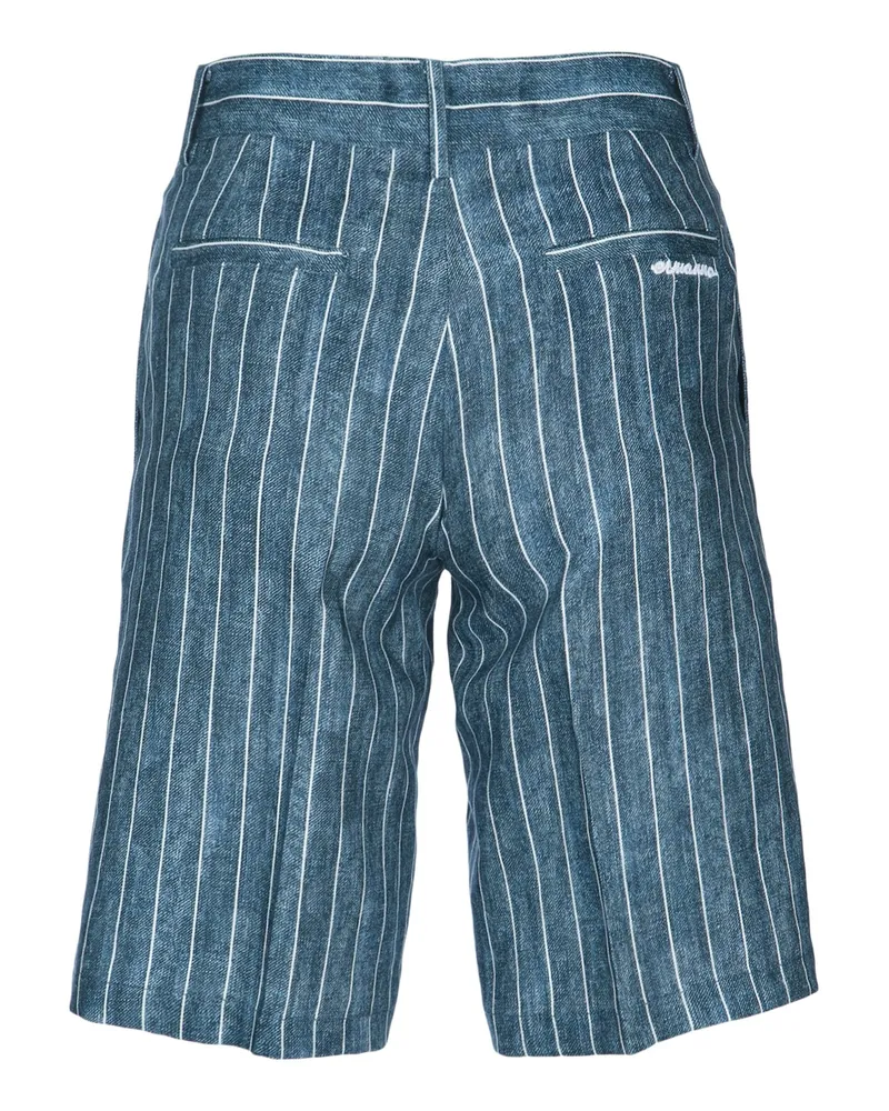 Ermanno Scervino Women's Pantalone White Pantaloni Trousers Blue