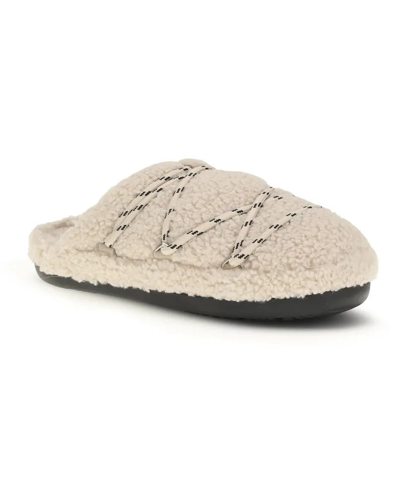 Moon Boot Women's Teddy Slipper Sand Sandal Beige
