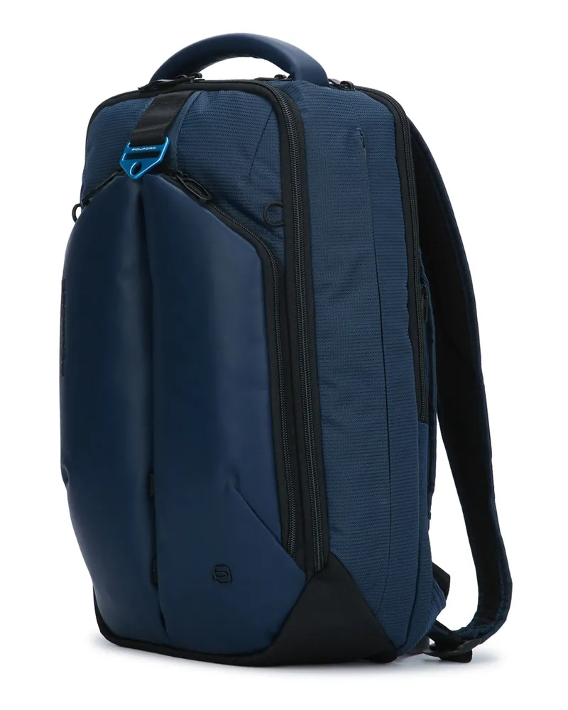 Piquadro Unisex Zaino Porta Pc 14 2 Comparti Tessuto E Materi Blu Zaini Bag Navy