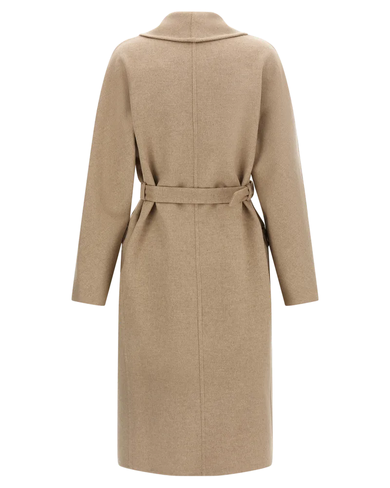 Ferragamo Chateau Coat — Beige Beige