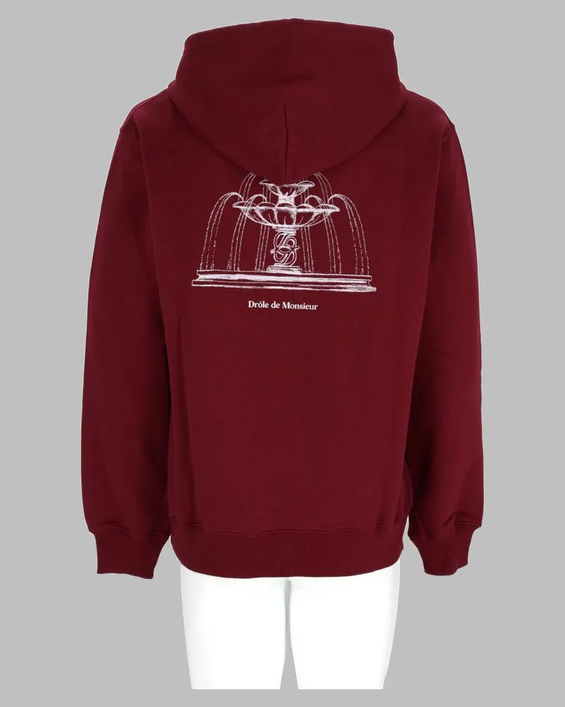 Drôle de Monsieur Fontana Print Sweatshirt — Red Red