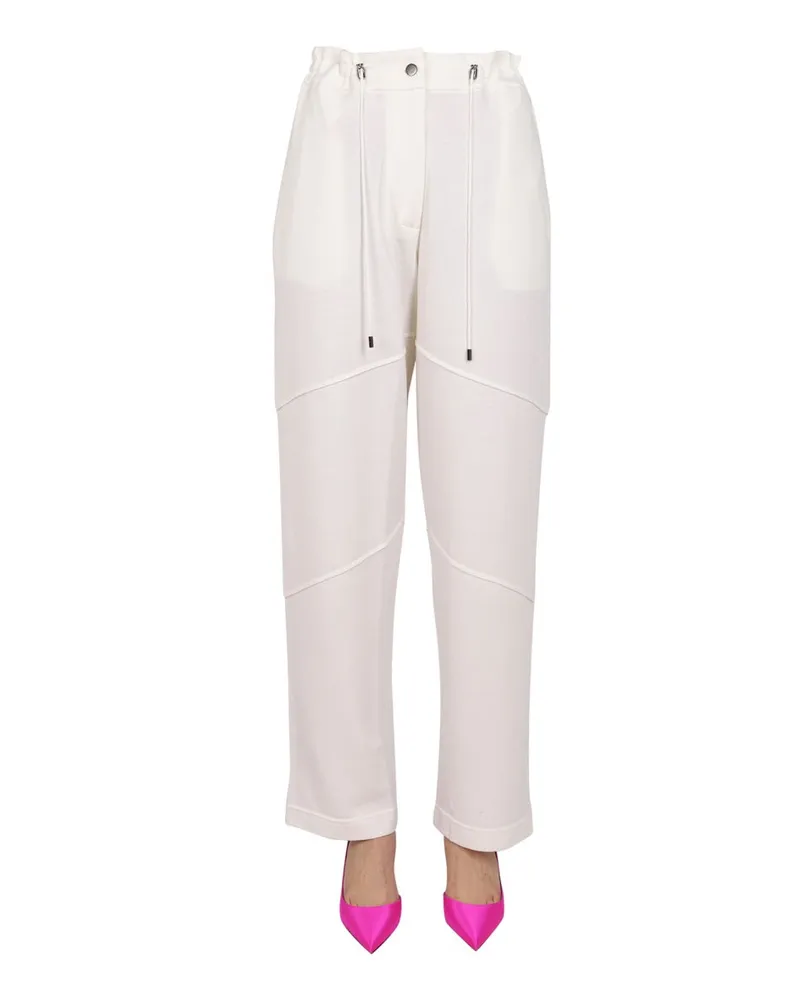 Tom Ford Elastic Wool Blend Jogging Pants — White White