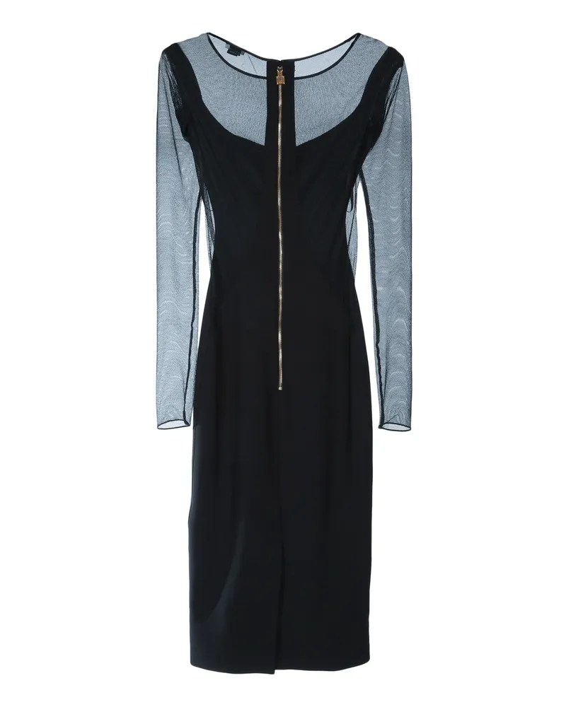 Elisabetta Franchi Women's Abito Longuette Tulle Nero Plea Abiti Dress Black