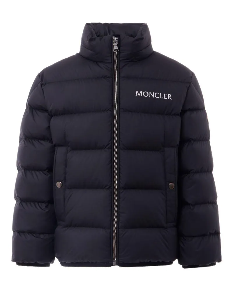 Moncler Boys' Down Jacket Black Padded Black