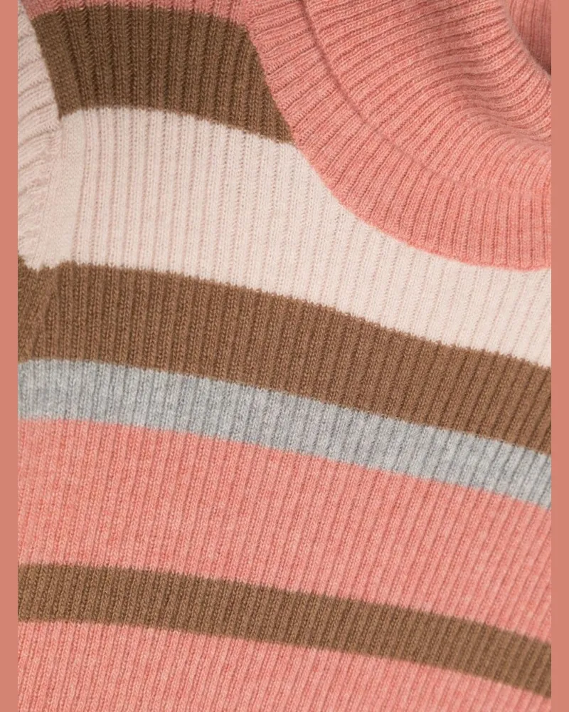 Il Gufo Virgin Wool Turtleneck Sweater — Multicolor Multicolor
