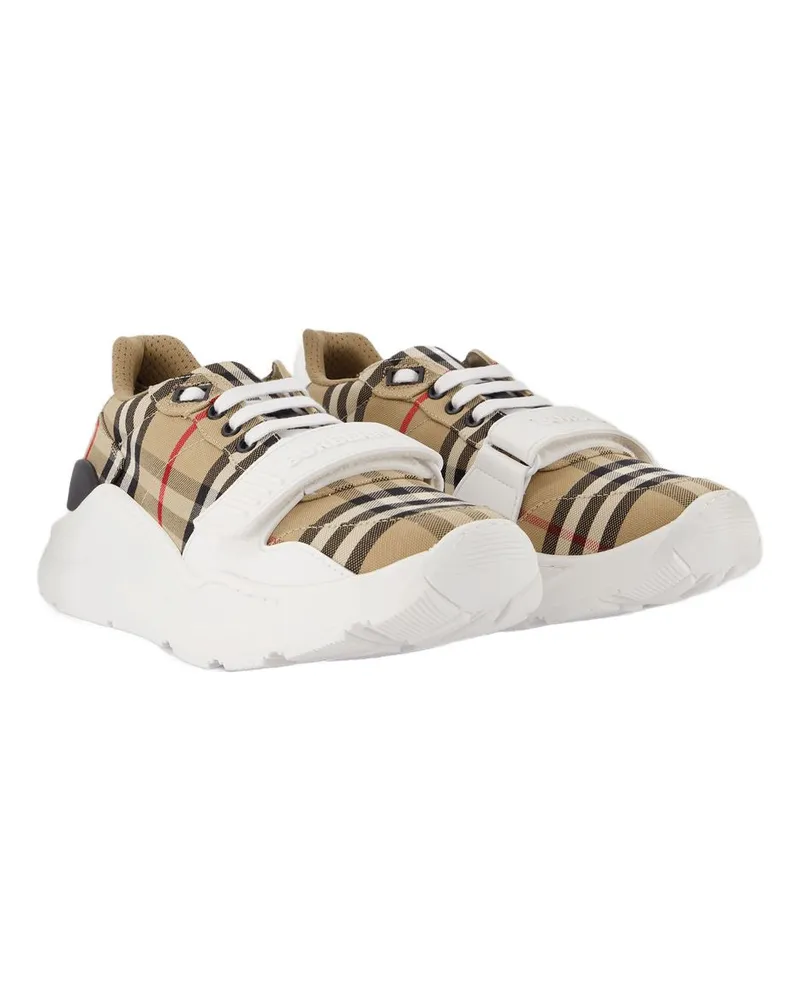 Burberry Women's Regis Sneaker White Cotton White