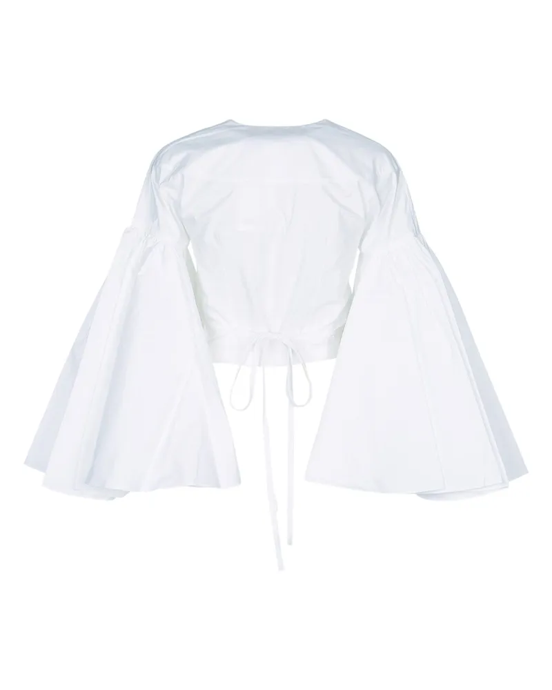 Jacquemus Cache Blouse — White White