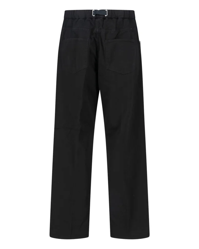 PLAN C Men's Trousers Black Cotton Black