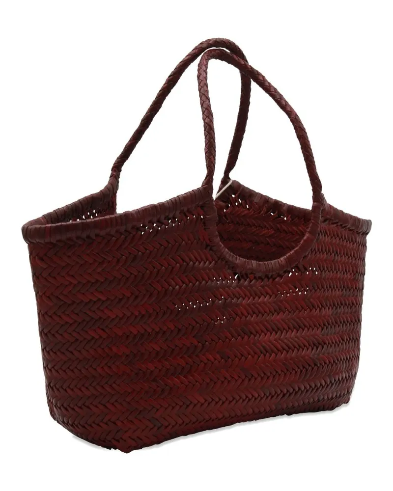 Dragon Diffusion Leather Tote Bag — Burgundy Burgundy