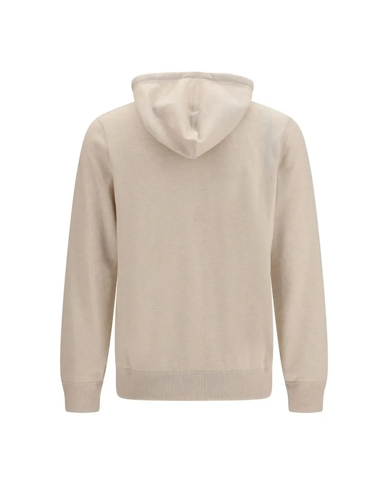 Brunello Cucinelli Men's Beige Cashmere Sweatshirt Clothing Beige