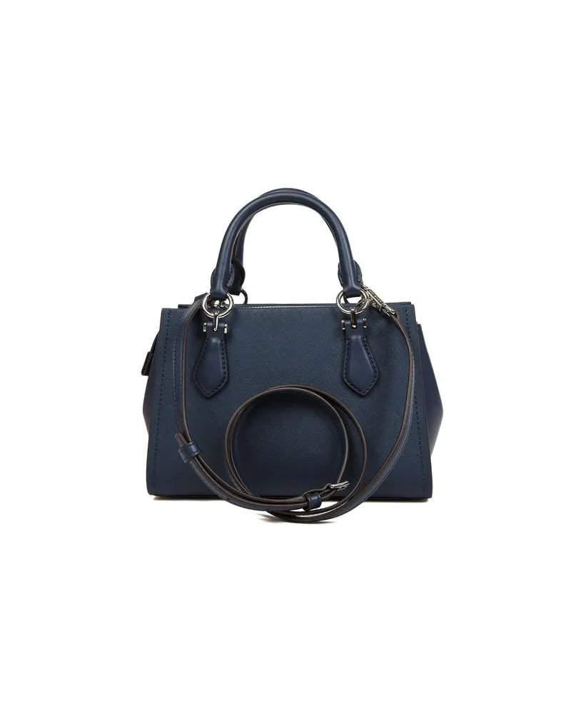 Michael Kors Women's Crossbody Bag Navy Leather Crossbody-bags Navy