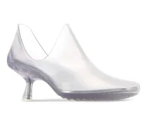 Women's Light Grey Pvc Emily Aqua Pumps Transparent Scarpe Con Tacco High Heel Shoes