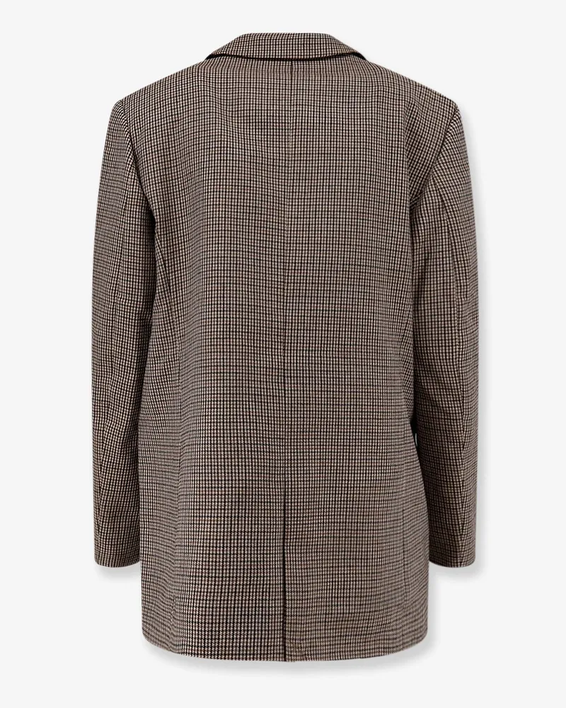 Closed Women's Blazer Lola Wool-Blend Brown Virgin Wool Blazers Jacket Brown