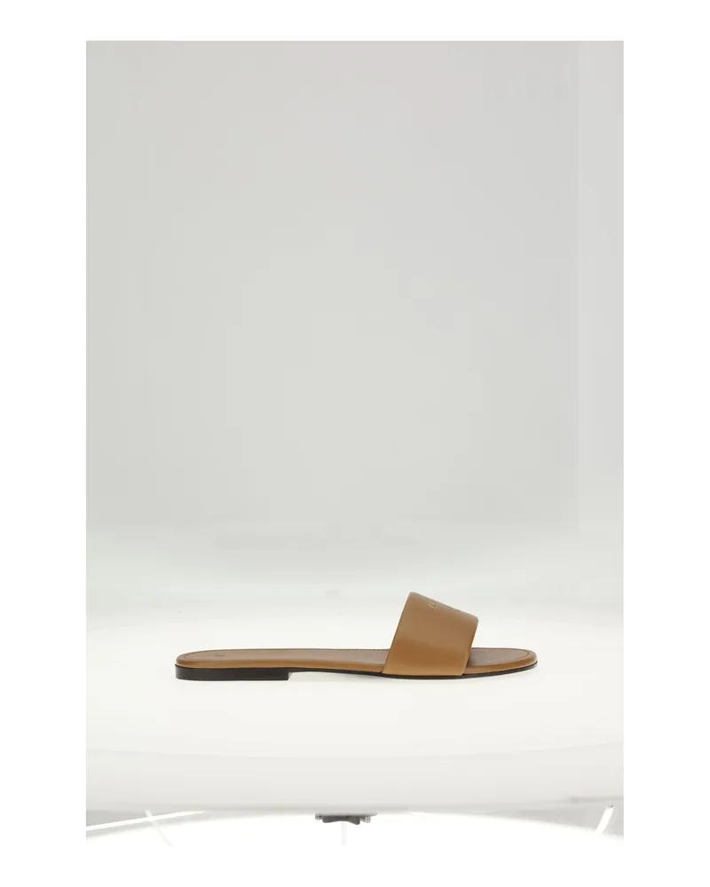 Celine Women's Mule Easy 05 Sahara Upper: Lambskin Sandal Sahara