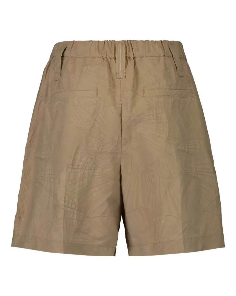 Brunello Cucinelli Women's Sun River Bermuda Shorts Ss26 W Beige