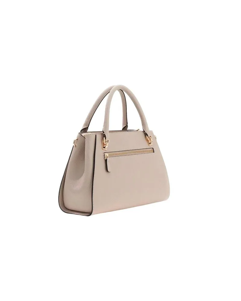 Guess Women's Satchel Bag Taupe Polyurethane - Satchel-Bags Taupe