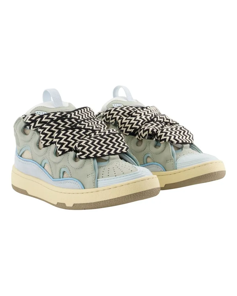 Lanvin Women's Curb Sneaker Beige Synthetic Beige