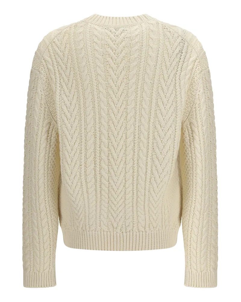 Loro Piana Men Crewneck Sweater Schooner Nougat Cashmere (capra Hircus Beige