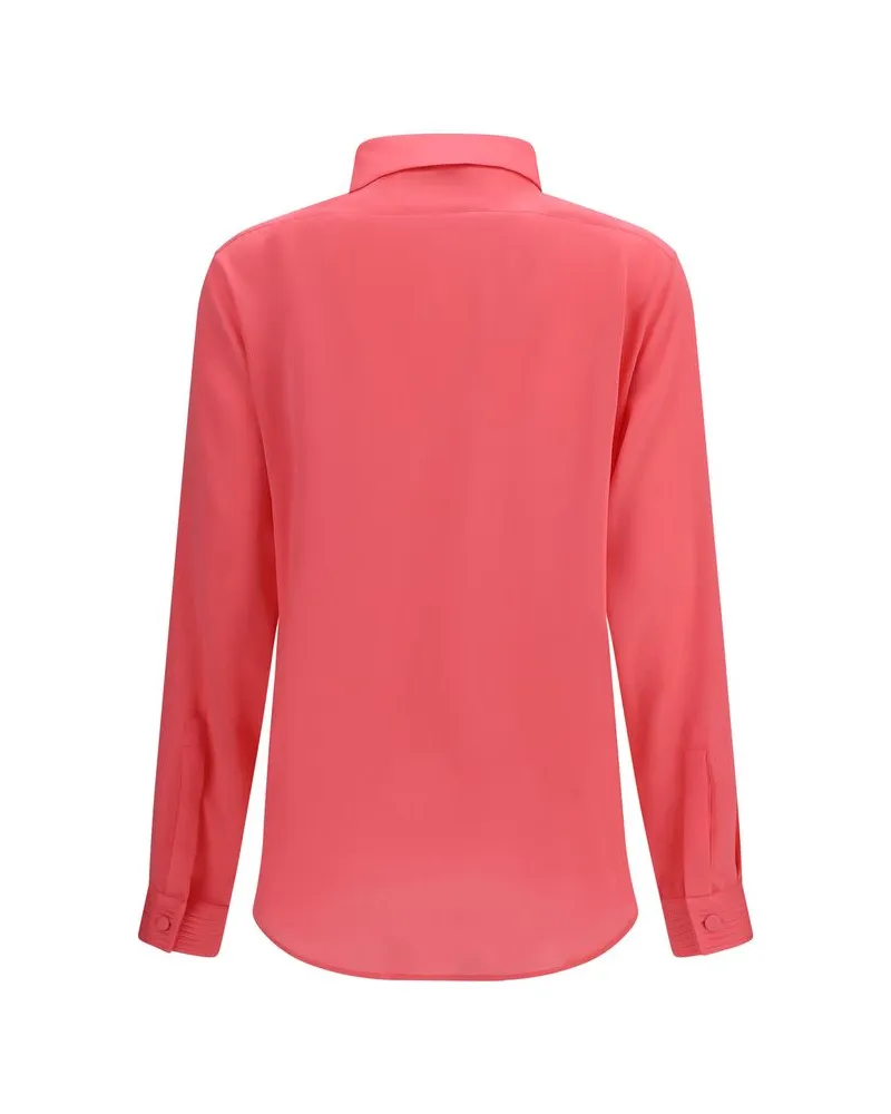 Tom Ford Women Multicolor Silk Dress Shirt Pink