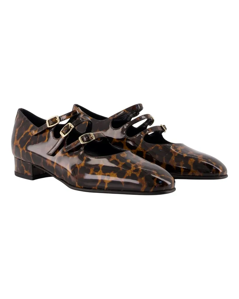 Carel Women's Ariana 26 Pumps -  Leather Brown Shoes Brown