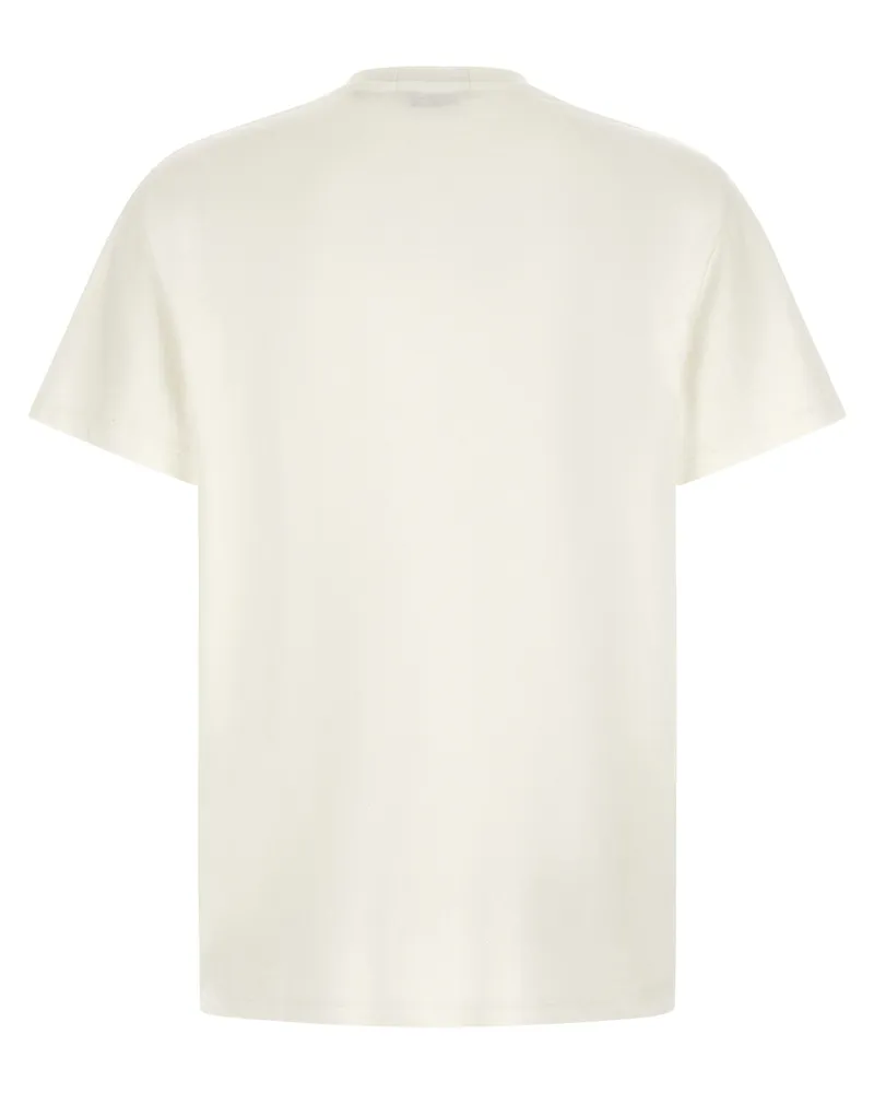 Ralph Lauren Embroidered Logo T-Shirt — Cream Cream