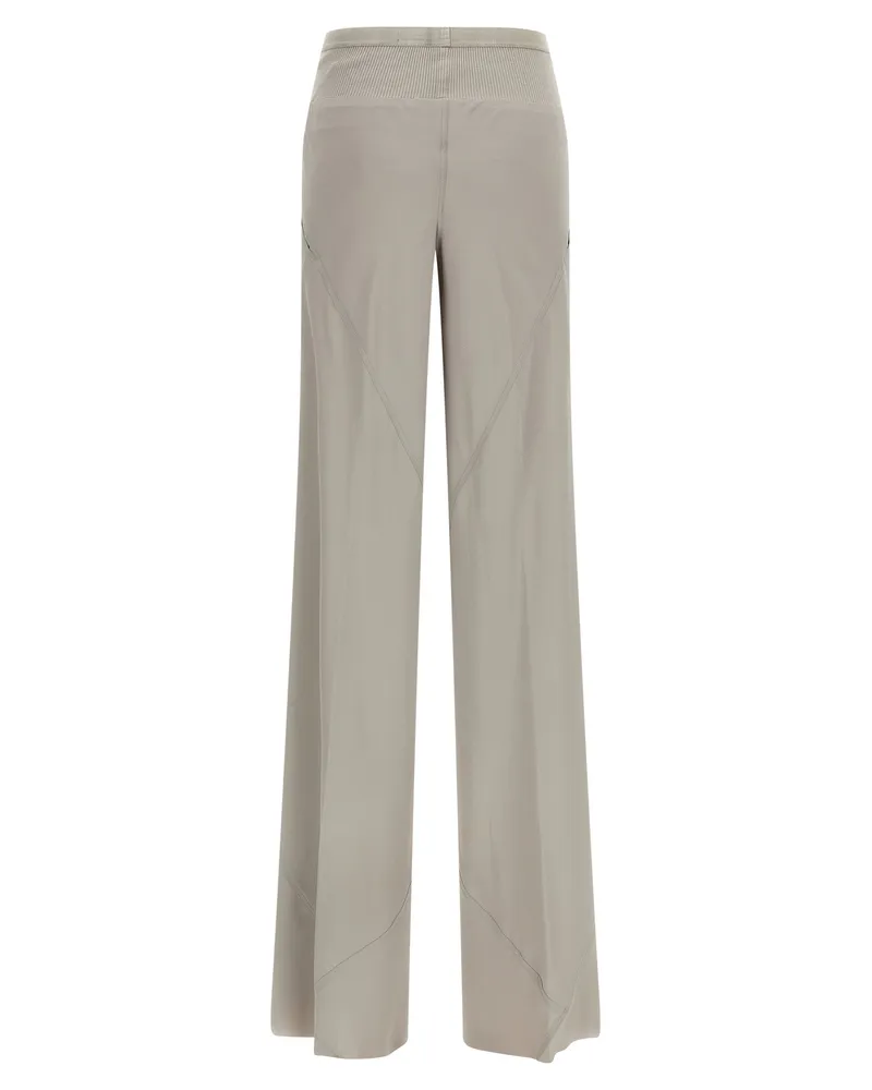 Rick Owens Women's Gray Acetate Flared Pants Gray