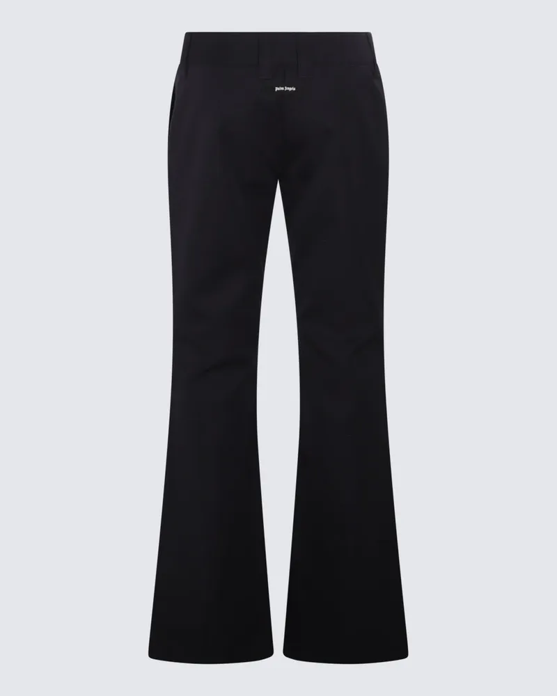 Palm Angels Women's Trousers Navy Blue Black _pl Wv Navy