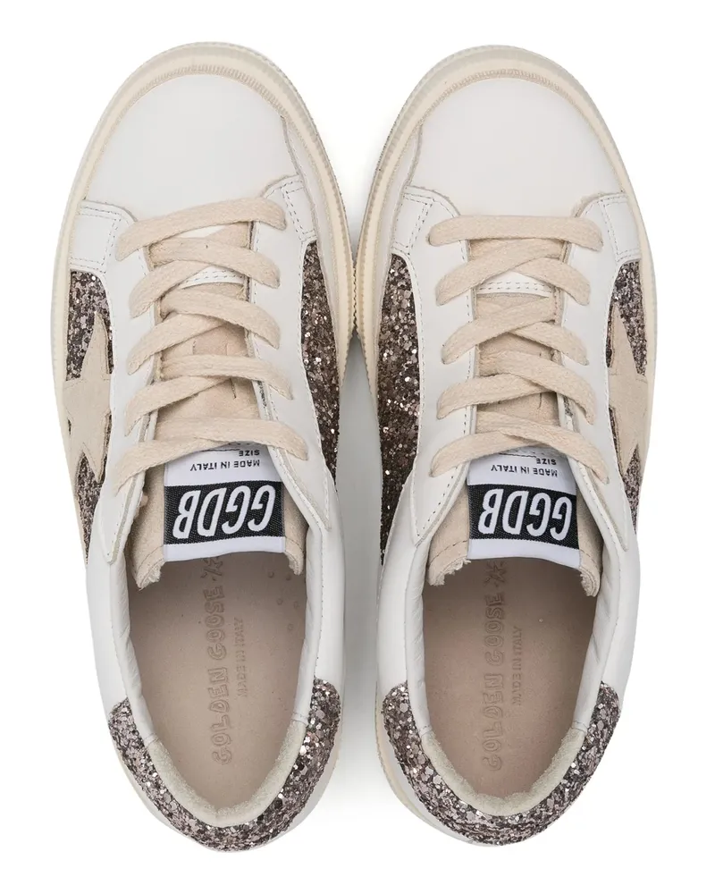 Golden Goose Super-Star Leather Sneakers Aw26 Ch White