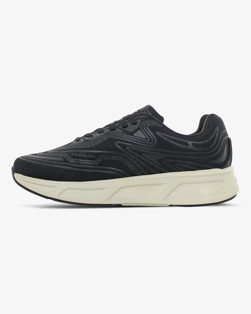 Fessura Women's Walk #01 - R 01 Black Running Sneakers Black