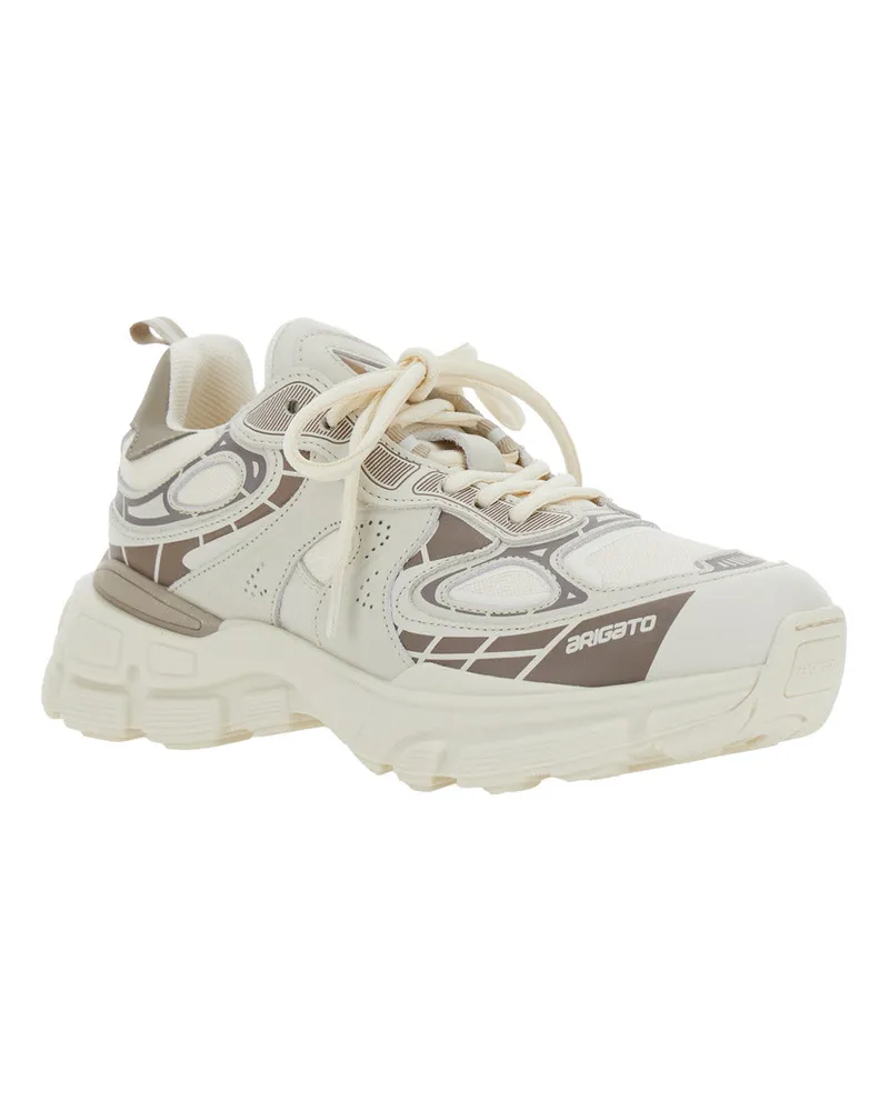 Axel Arigato Women's Beige Sneakers With Chunky Sole And Logo Calf Trainers Beige