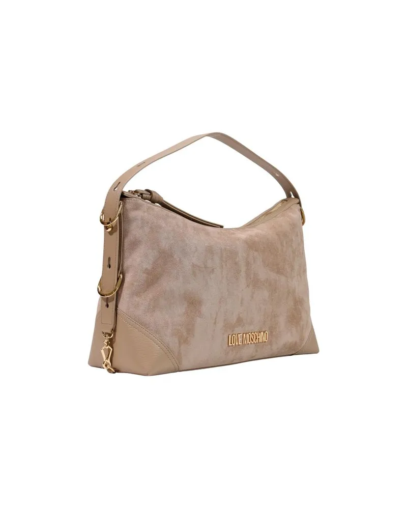 Moschino Women's Beige Polyester Handbag Bag Beige
