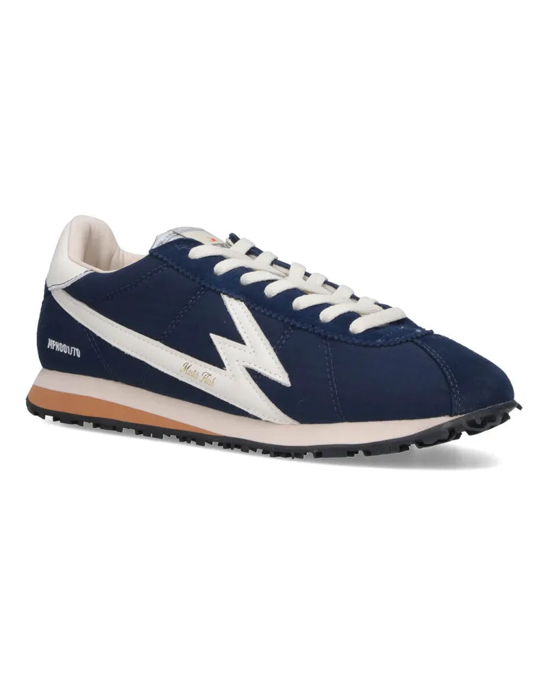 Master Of Arts Men's Sneakers Black Tessuto Navy