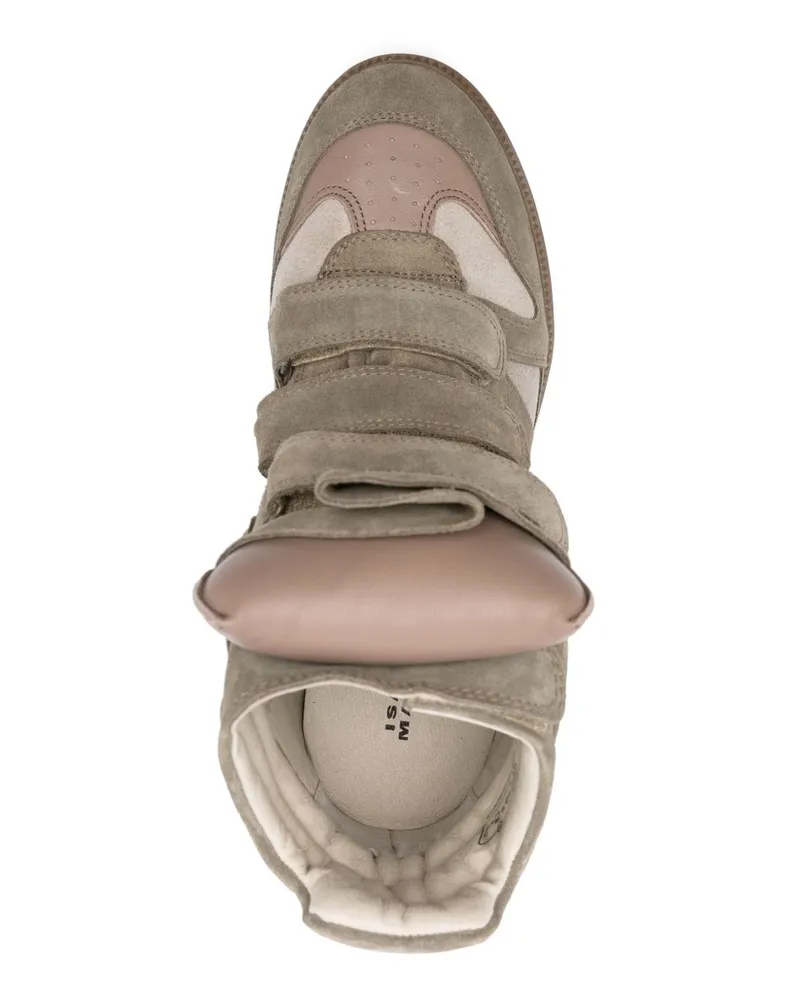 Isabel Marant Wedge Sneaker — Taupe Taupe