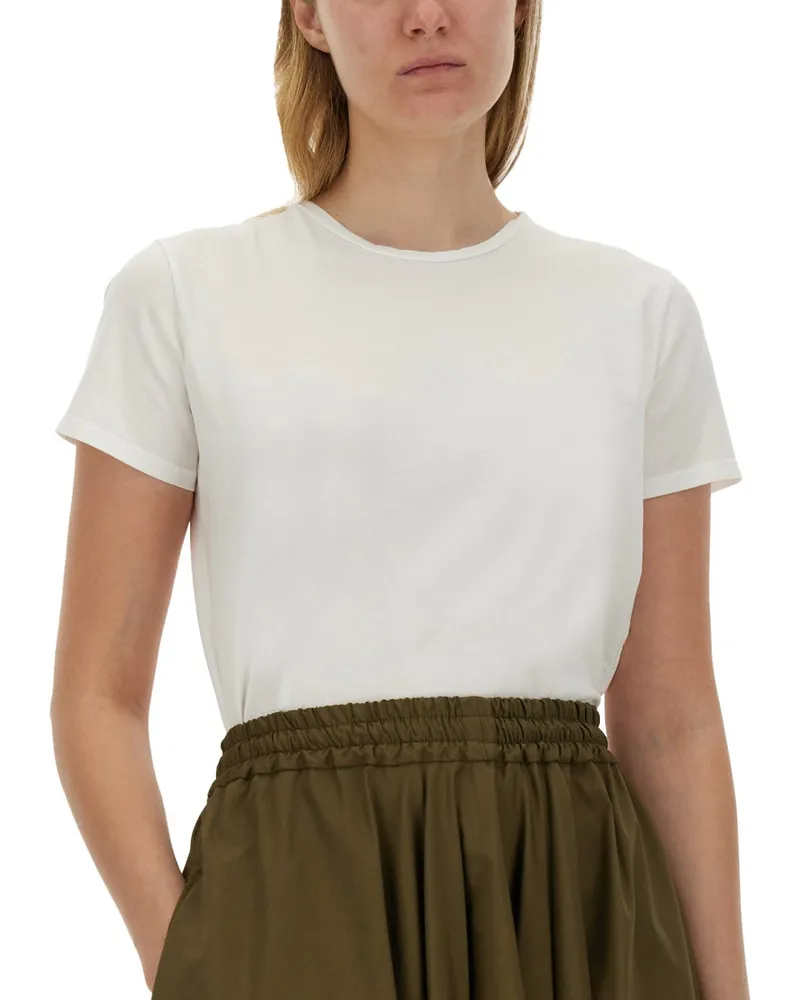 ASPESI Cotton T-Shirt — White White
