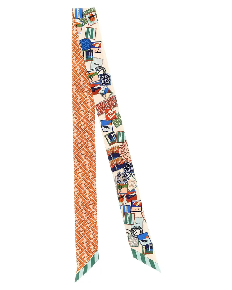 Fendi Wrappy Scarf — Orange Orange