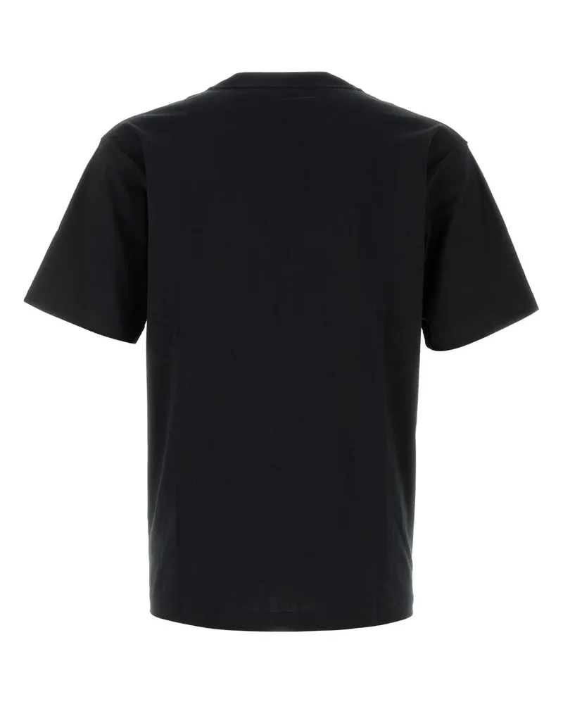 New Balance Men Black Cotton T-Shirt Exterior Black