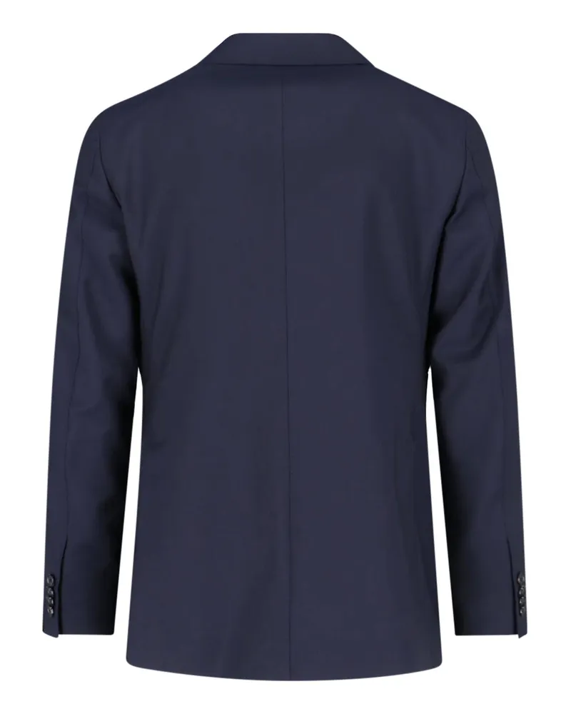 Caruso Men's Dresses Blue Wool Navy