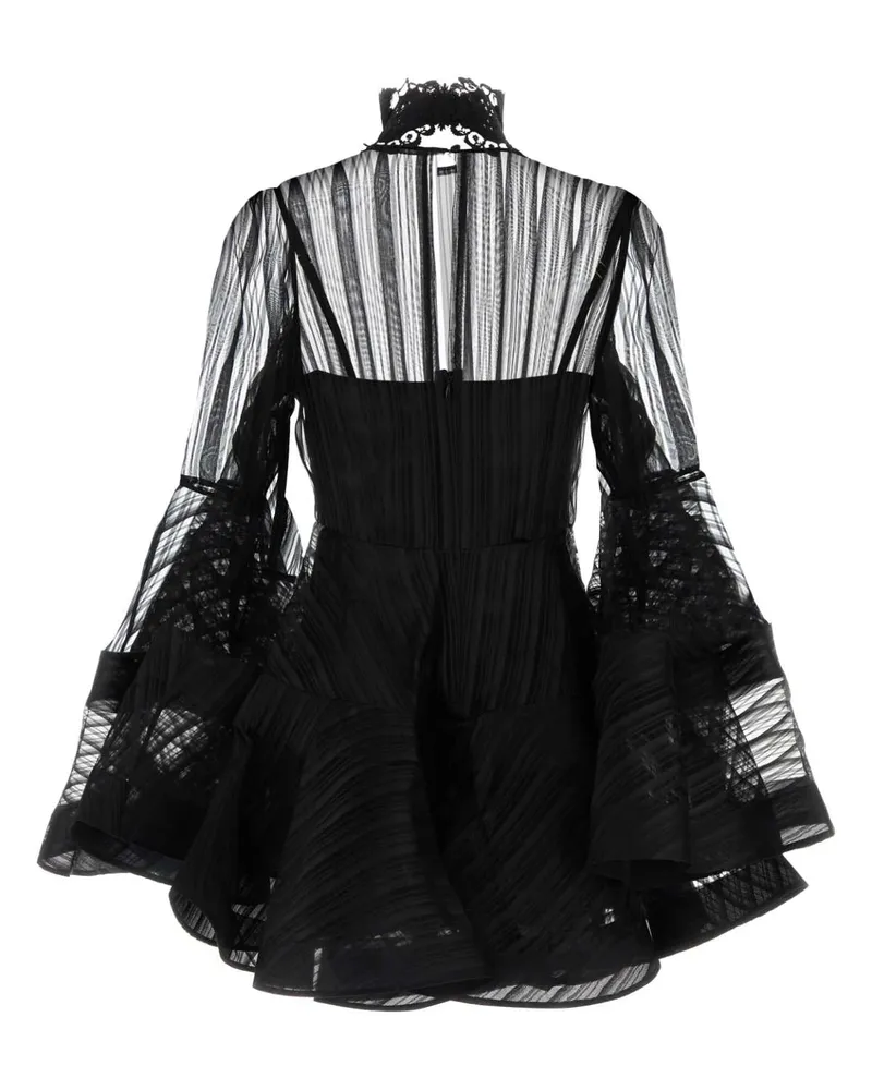 Zimmermann Women's Black Organdy Valiant Mini Dress Abiti Black