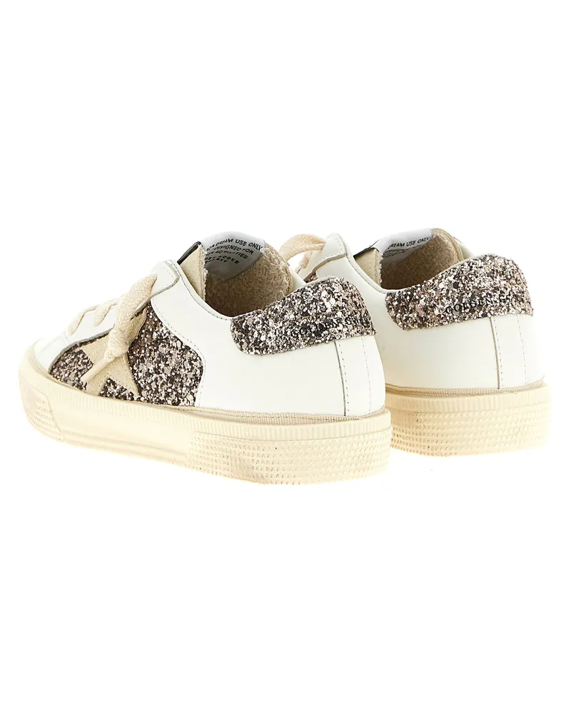 Golden Goose May Sneaker — White White