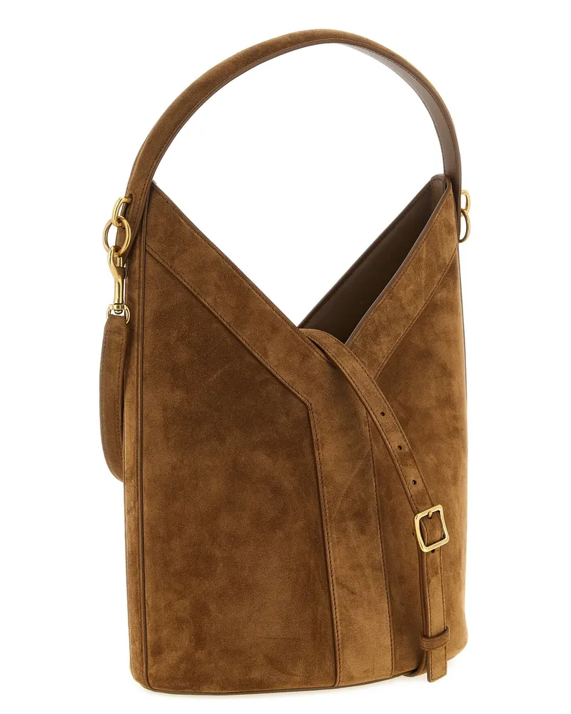 Saint Laurent Shoulder Bag — Brown Brown