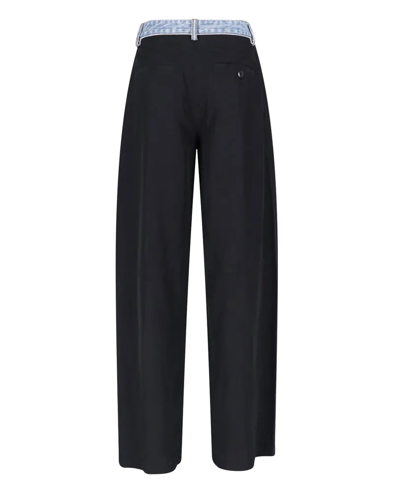 Alexander Wang Women's Trousers Black Viscose Black