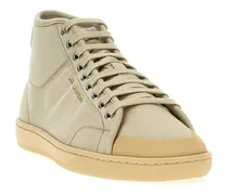 Court High-Top Sneaker — Beige
